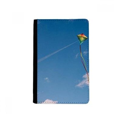Imagem de Porta-cartão Blue Sky White Clouds Pipa Passport Holder Notecase Burse, Multicolor