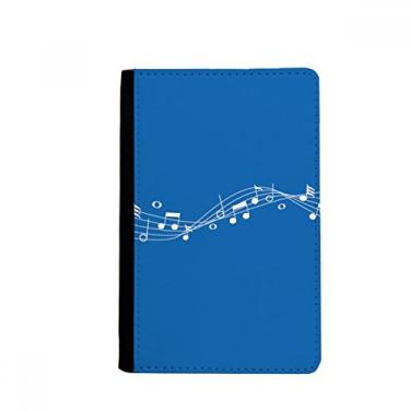 Imagem de Blue Music Movg 5-le Staff Passport Holder Notecase Burse Carteira Capa Cartão Bolsa, Multicolor