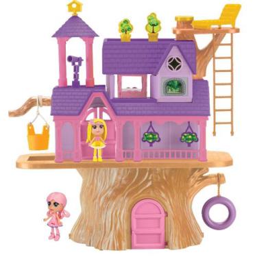 Imagem de Casa Na Árvore Encantada Brinquedo Infantil Casinha Boneca Xplast - Ho
