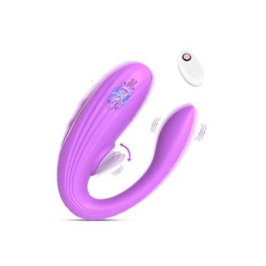 Imagem de Vibrador Feminino Com Controle Remoto Estimulador Ponto G e Clitóris Brinquedos Sexuais Para Mulher 10 Velocidades Zatla
