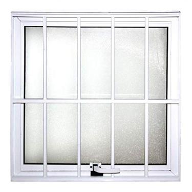 Imagem de Janela maxim-ar 1 seção Atlântica Magnum L25 60X60x7cm com grade Janela maxim-ar 1 seção Magnum L25 60X60x7cm com grade Atlântica