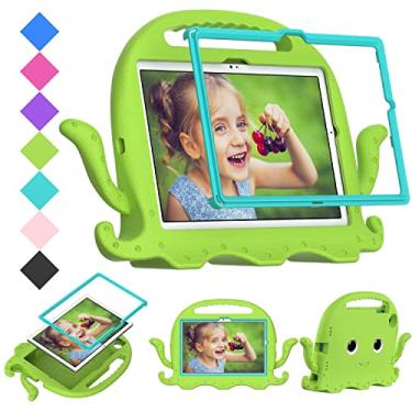 Imagem de Tampas de tablet Capa infantil para Samsung Galaxy TAB A8 10,5" X200 / X205 (2021) com alça para-choque | Capa protetora para tablet com suporte à prova de crianças Eva à prova de choque leve à prova