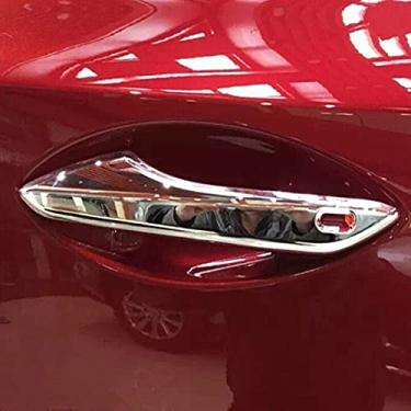 Imagem de JIERS Capa para decoração de maçaneta de carro cromada ABS para Lexus NX 200 2015 2016