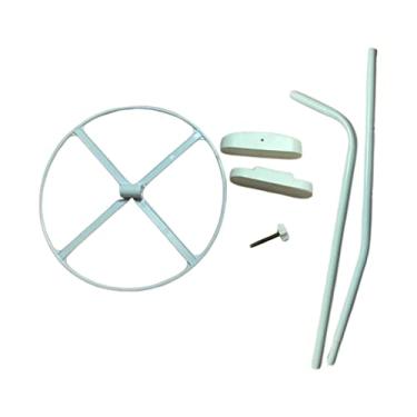 Imagem de shamjina Berço de aço Topper Net Suporte de Cama Suporte de Sino Ornamentos Ajustável Clipe de Cama Universal No Suporte Suporte de Rede para Berço Infantil Qu