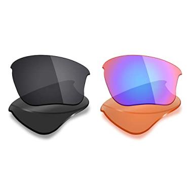 Imagem de 2 pares de lentes polarizadas de substituição da Mryok para óculos de sol Oakley Flak Jacket XLJ – Opções