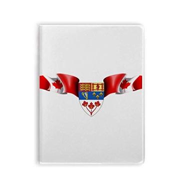Imagem de Diário de capa macia com emblema nacional da bandeira do Canadá