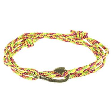 Imagem de West Coast Paracord — Pulseiras femininas ajustáveis com âncora náutica e anzol – Feito de corda de nylon