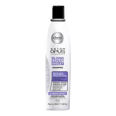 Imagem de Shampoo Salon Opus Desamarelador Violet - 350ml - Cless