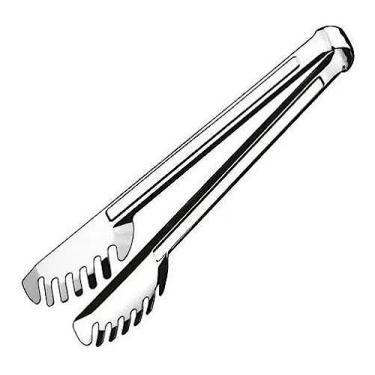 Imagem de Pegador Universal Macarrão Massa Aço Inoxidável 29cm