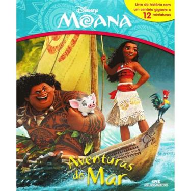 Imagem de Aventuras No Mar - Moana - Inclui 12 Miniaturas