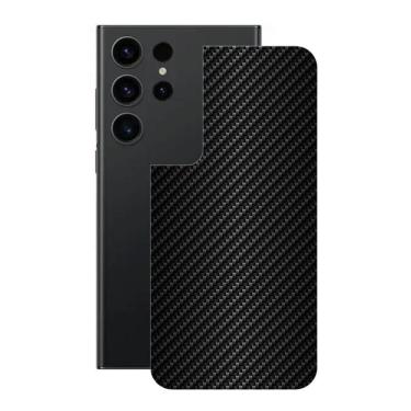 Imagem de Película Para Samsung Galaxy S23 Ultra - Traseira De Fibra De Carbono Preta - Gshield