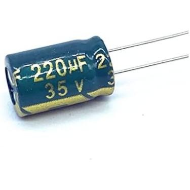 Imagem de Capacitor 200 Pçs/lote Baixo ESR/Impedância De Alta Frequência 35 V 220UF Capacitor Eletrolítico De Alumínio Tamanho 8 * 12 220UF35V,Constructive23