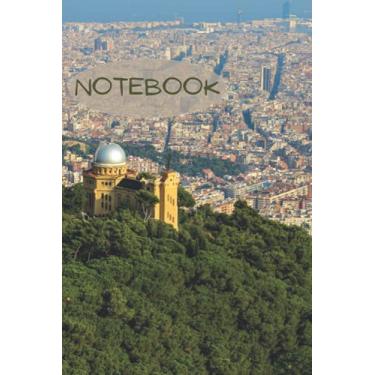 Imagem de Notebook: Barcelona themed, lined notebook. 6"x9" (15.24 x 22.86 cm). Catalunya, Spain, Catalogna, Catalunha, Cataluña, España, Spanien, Espagne