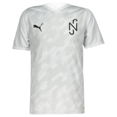Imagem de Camiseta Puma Neymar Jr Team Liga Jersey Core Aop Infantil - Branco