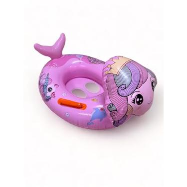 Imagem de Boia Infantil Bebe Pezinho Menino Menina Unicornio Fralda Pintinho Com Apoio Nas Pernas (Sereia)