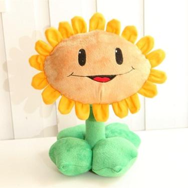 Imagem de 30cm Kawaii Plants vs Zombies Pety Toys Pea Shooter Sunflow