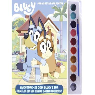 Imagem de Bluey Prancheta Para Pintar Com Aquarela