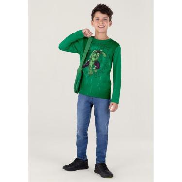 Imagem de Infantil - Camiseta Os Vingadores Em Malha Unissex Verde Incolor  unissex
