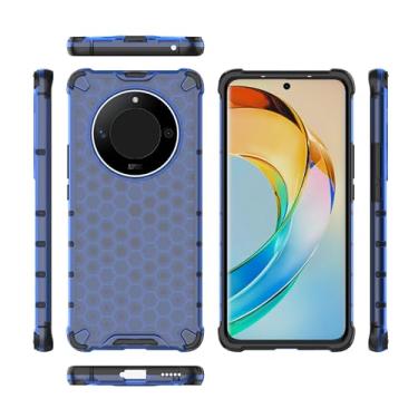 Imagem de Capa compatível com Realme 12 Pro Plus, compatível com Realme 12 Pro+ 5G RMX3840 Capa de celular 2 em 1 azul