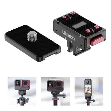 Imagem de Ulanzi Suporte de liberação rápida para Insta 360, encaixe magnético 2 pinos e 1/4 rosca para Insta360 ACE/ACE PRO/X5/X4/X3