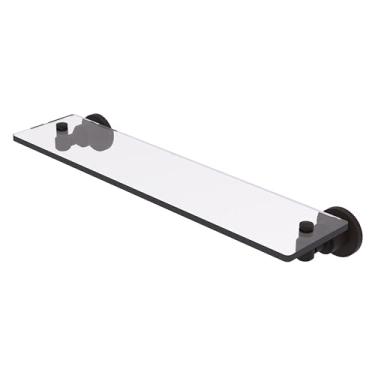 Imagem de Allied Brass WS-1/22 Coleção Quadrada de Lavagem, 55,88 cm, Prateleira de Vidro com Bordas Chanfradas, Bronze Esfregado a Óleo