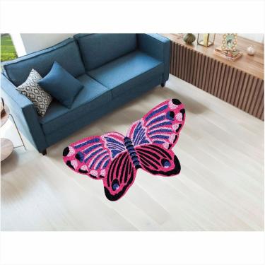 Imagem de Tapete Capacho Vinil Insecta Borboleta No formato 1,00X60 cm