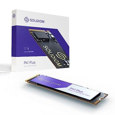Imagem de Solidigm™ P41 Plus Series 2TB PCIe GEN 4 NVMe 4.0 x4 M.2 2280 3D NAND Unidade de estado sólido interno (2TB, M.2 80 mm, PCIe 4.0 x4) SSDPFKNU020TZX1