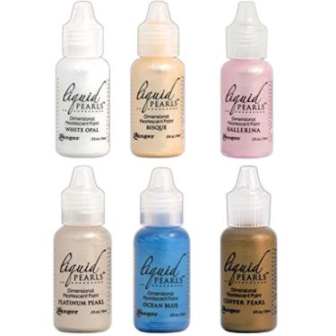 Imagem de Liquid Pearls Ranger Favorites - Bisque, Platina, Opala, Cobre, Bailarina e Azul Oceano