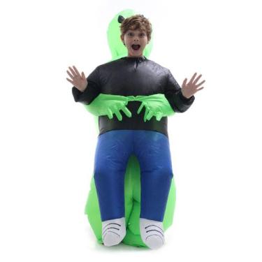 Imagem de Fantasia Alien Inflável Infantil Para Halloween Abrakadabra - Sulameri