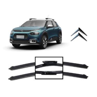 Imagem de Par De Palhetas para Limpador de Parabrisa Dianteiro Citroen C4 Cactus