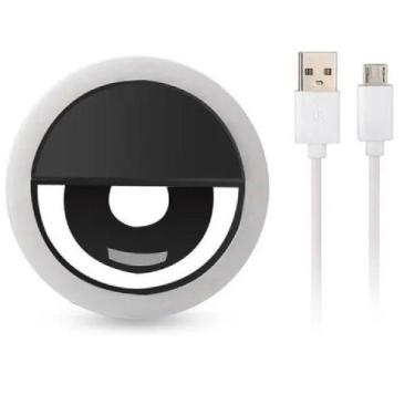 Imagem de Selfie Ring Light Clipe Anel Led Celular Universal - Preto - Smart