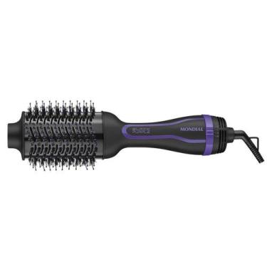 Imagem de Escova Secadora E Modeladora Mondial Black Purple 1200W 110V, Preto e 