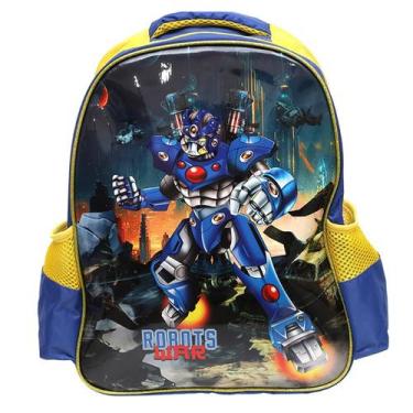Imagem de Mochila De Alças Escolar Masculina Monster Hero Infantil - Tesla Store