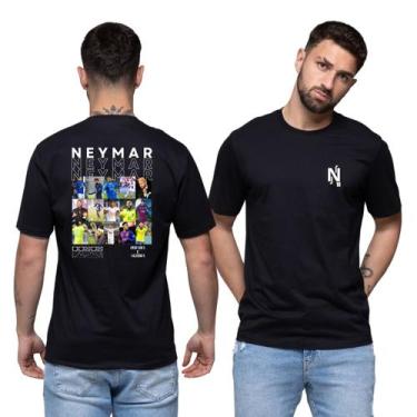Imagem de Camiseta Jogadores Neymar JR Fotos 100% Algodão - klouk, P