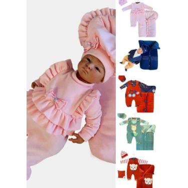 Imagem de Saída de maternidade feminino masculino para bebes de 0 a 2 meses de v