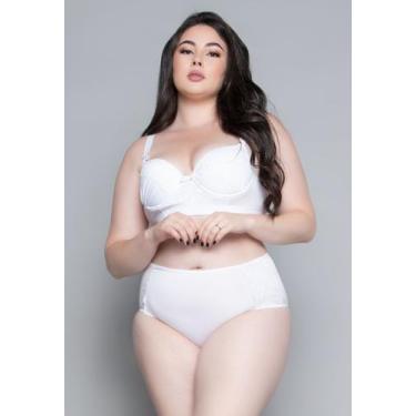 Imagem de Conjunto de Lingerie Plus Size Wls Modas Sutiã Reforçado Com Bojo Calc