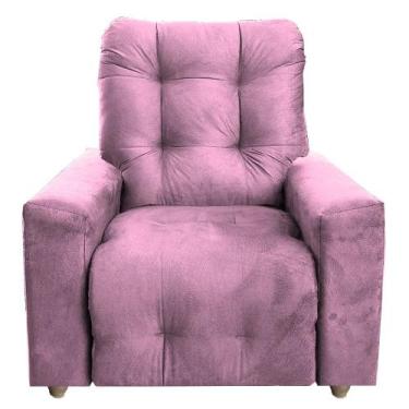 Imagem de Poltrona De Maquiagem Extensão De Cilios  sobrancelhas Confort Rosa - 