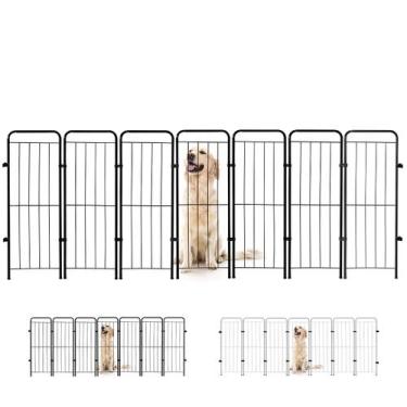 Imagem de Cercado Caes Pet Cachorro Grade Cerca 7 Módulos 98 cm Altura - Utility