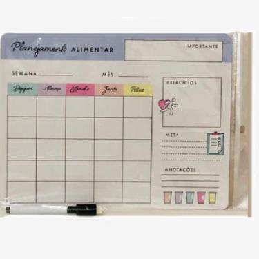 Imagem de Imã Lousa Magnética Planner Quadro Porta Recados - Fwb, 1