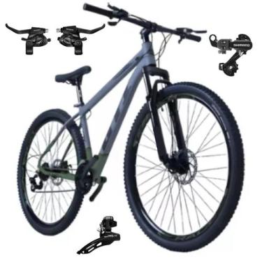 Imagem de Bicicleta 29 Gti Roma Mtb Aluminio Off Road 21v Shimano Freio à Disco 