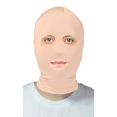 Imagem de VSVO Máscara com capuz Zentai para adultos com olhos abertos e boca (adultos, pele)