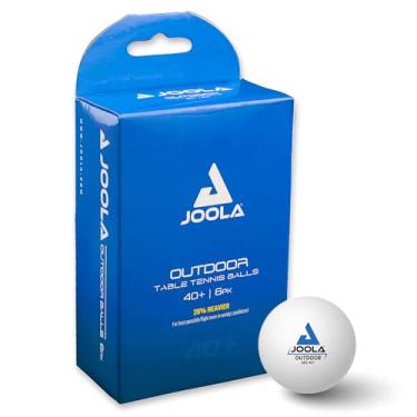 Imagem de JOOLA Bolas de tênis de mesa para uso ao ar livre – Pacote com 6 bolas de pingue-pongue de 40 mm para treinamento e lazer