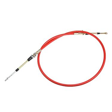 Imagem de X AUTOHAUX Cabo de câmbio de engrenagem de transmissão automática para câmbio B&M Super Duty Race Shifters Cabos de câmbio de corrida de 1,5 m com extremidade de ilhó Conjunto de cabo de alavanca de controle de transmissão automática 80605