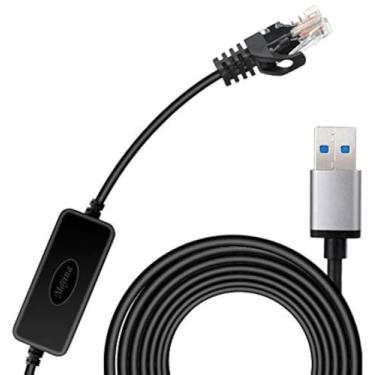 Imagem de Cabo de rede Ethernet Moyina USB3.0 para RJ45 Gigabit para Switch, Roteador, Gateway, Modem com MacBook, Windows, Chromebook, Surface Pro, Linux