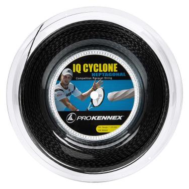 Imagem de Corda Prokennex IQ Cyclone Heptagonal 16L 1.25mm Preta - Rolo com 200 metros