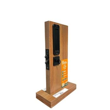 Imagem de Fechadura Porta De Correr De Banheiro C/ 2 Concha Puxador de 14 cm - f