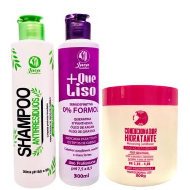 Imagem de Progressiva +Que Liso Matizadora Organica 300ml + Shampoo 300ml e Cond