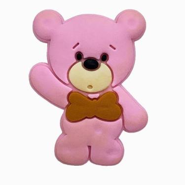Imagem de Kit 50 Peças aplique Emborrachado Ursos Coloridos - RAE, Rosa