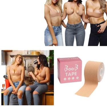 Imagem de Sutiã Adesivo de Fita Boob Tape Push Up Levanta e Modela: Várias Posiç