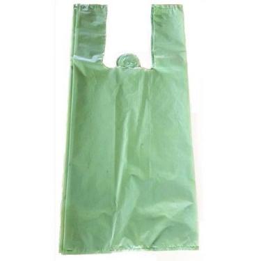 Imagem de Sacola Plástica Reciclada 50x60 Verde 15kg - HIGIPACK